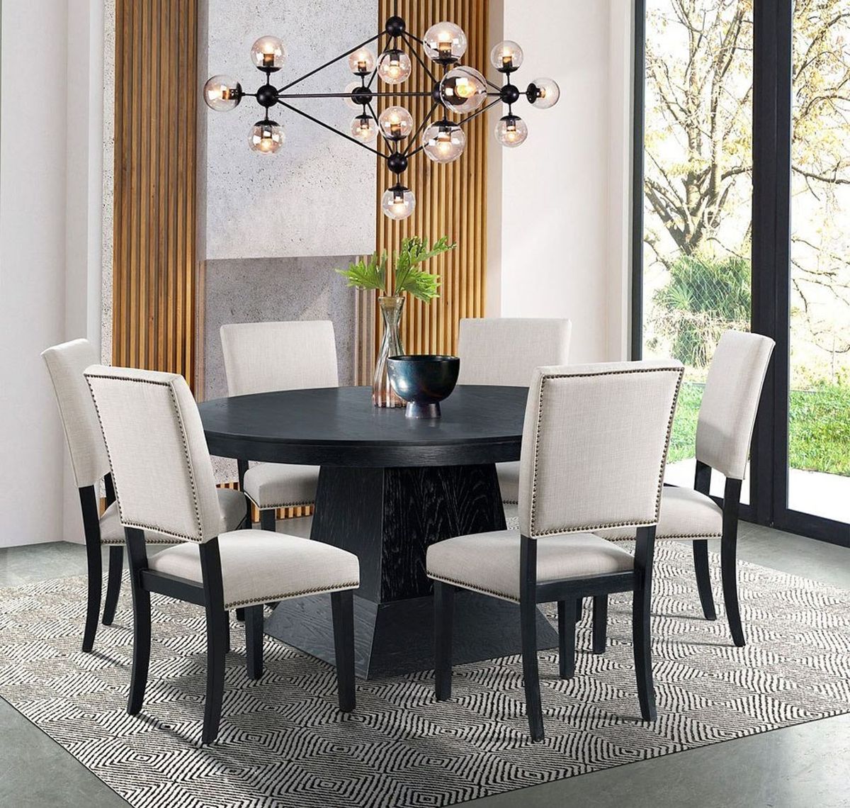 Maddox Side Chair (Set of 2) in Dark Wire Brush - Jack’s Furniture and More (Laredo, TX)