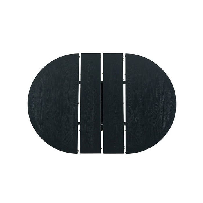 Maddox Dining Table in Dark Wire Brush - Jack’s Furniture and More (Laredo, TX)