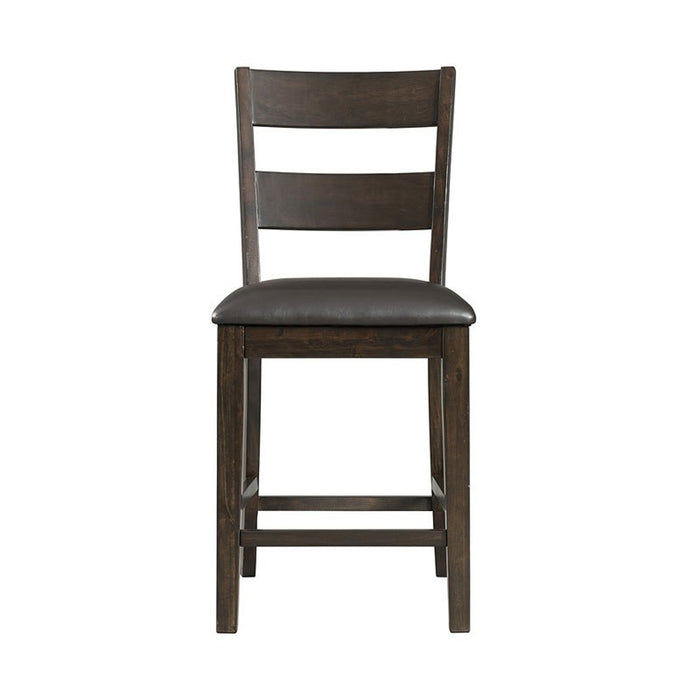 Mango Counter Height Side Chair (Set of 2) in Dark Brown - Jack’s Furniture and More (Laredo, TX)