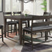 Mango Counter Height Dining Table in Dark Brown - Jack’s Furniture and More (Laredo, TX)