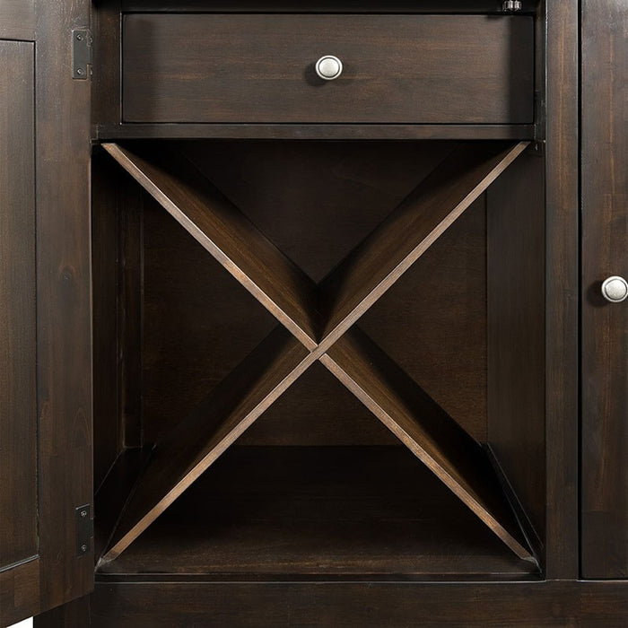 Mango Server in Dark Brown - Jack’s Furniture and More (Laredo, TX)