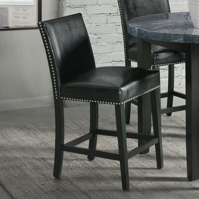 Meridian Counter Height Chair (Set of 2) in Black - Jack’s Furniture and More (Laredo, TX)