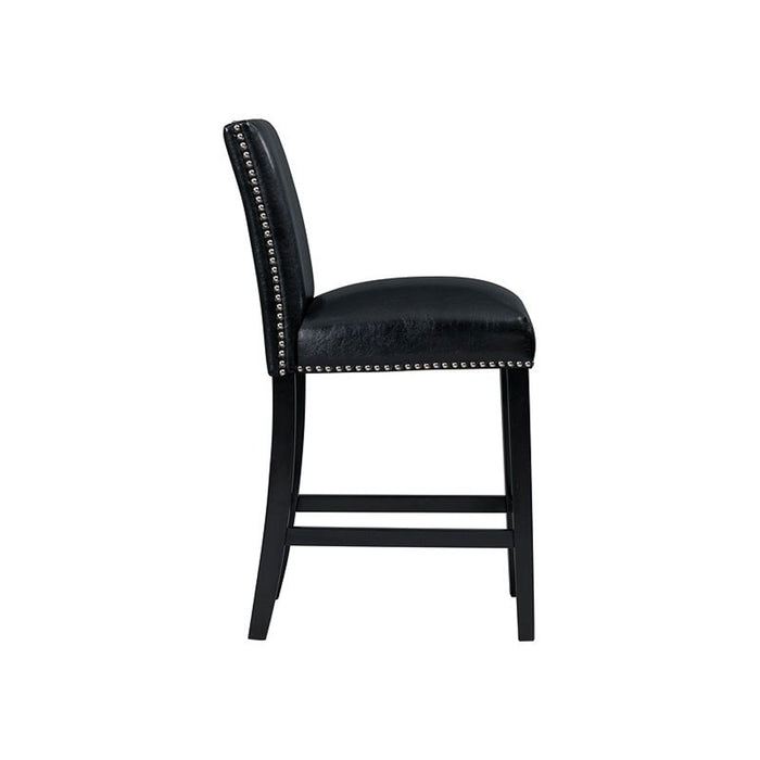 Meridian Counter Height Chair (Set of 2) in Black - Jack’s Furniture and More (Laredo, TX)