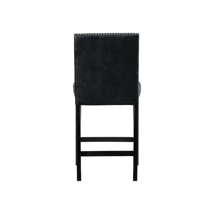 Meridian Counter Height Chair (Set of 2) in Black - Jack’s Furniture and More (Laredo, TX)