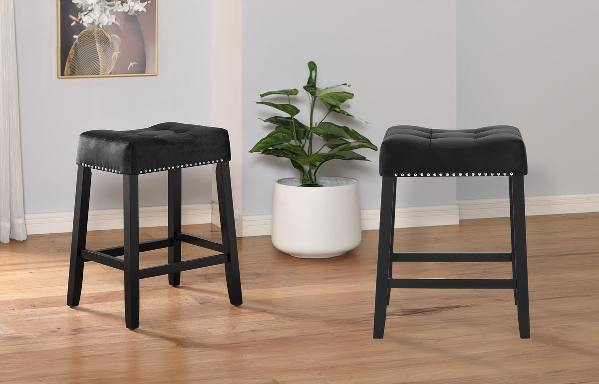 Lennon Saddle Counter Stool