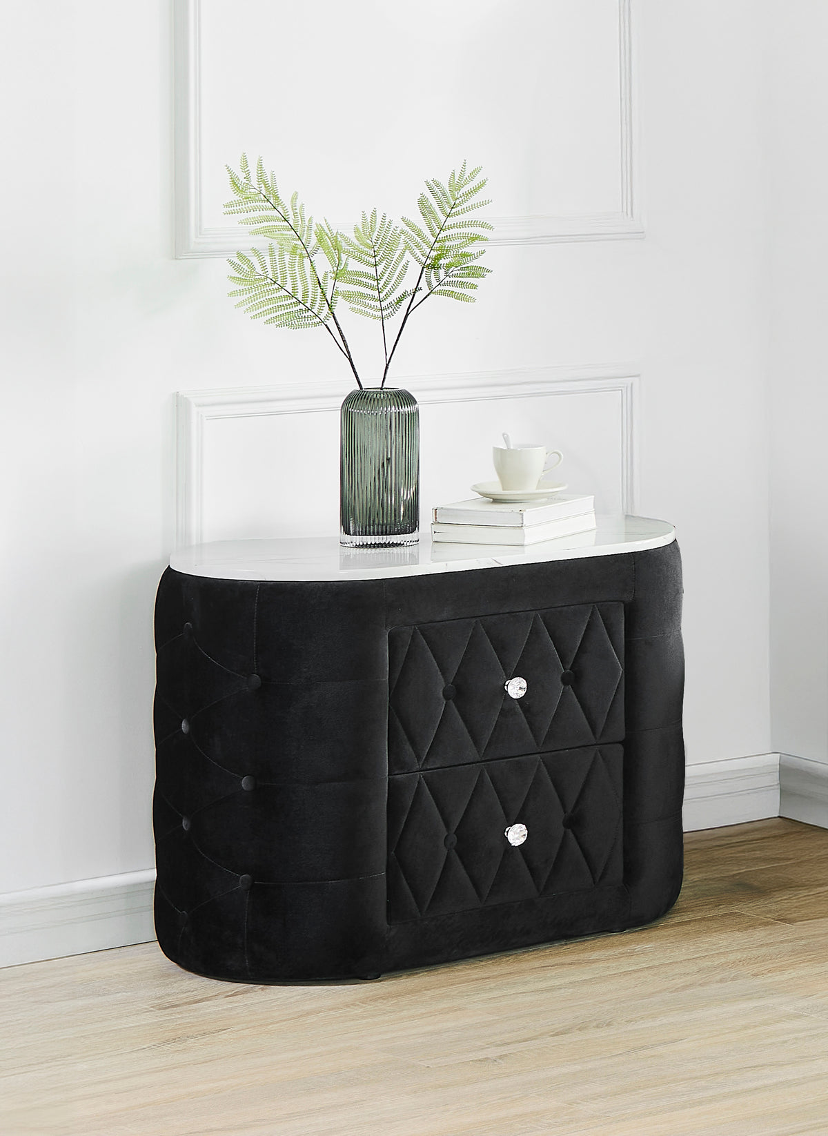 Natalia Nightstand Black - Jack’s Furniture and More (Laredo, TX)