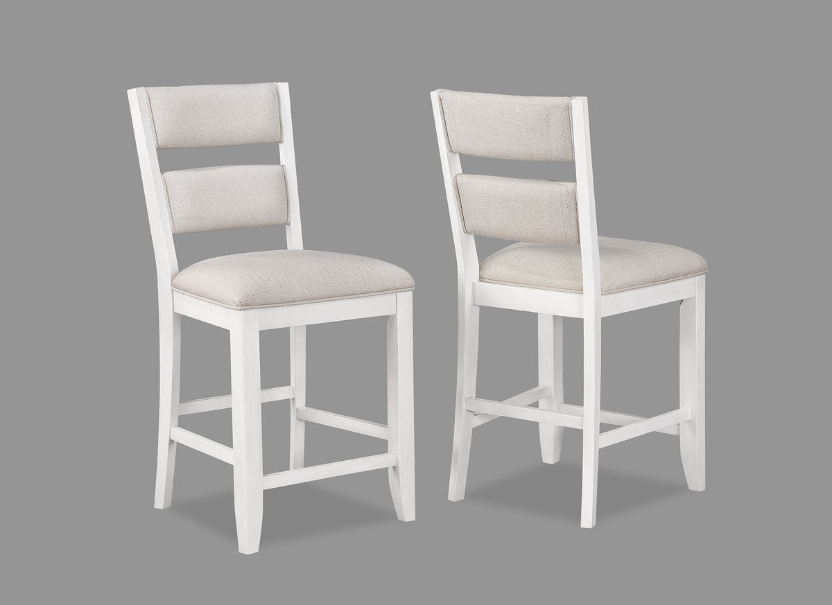 Wendy White Counter Height Chair - Jack’s Furniture and More (Laredo, TX)