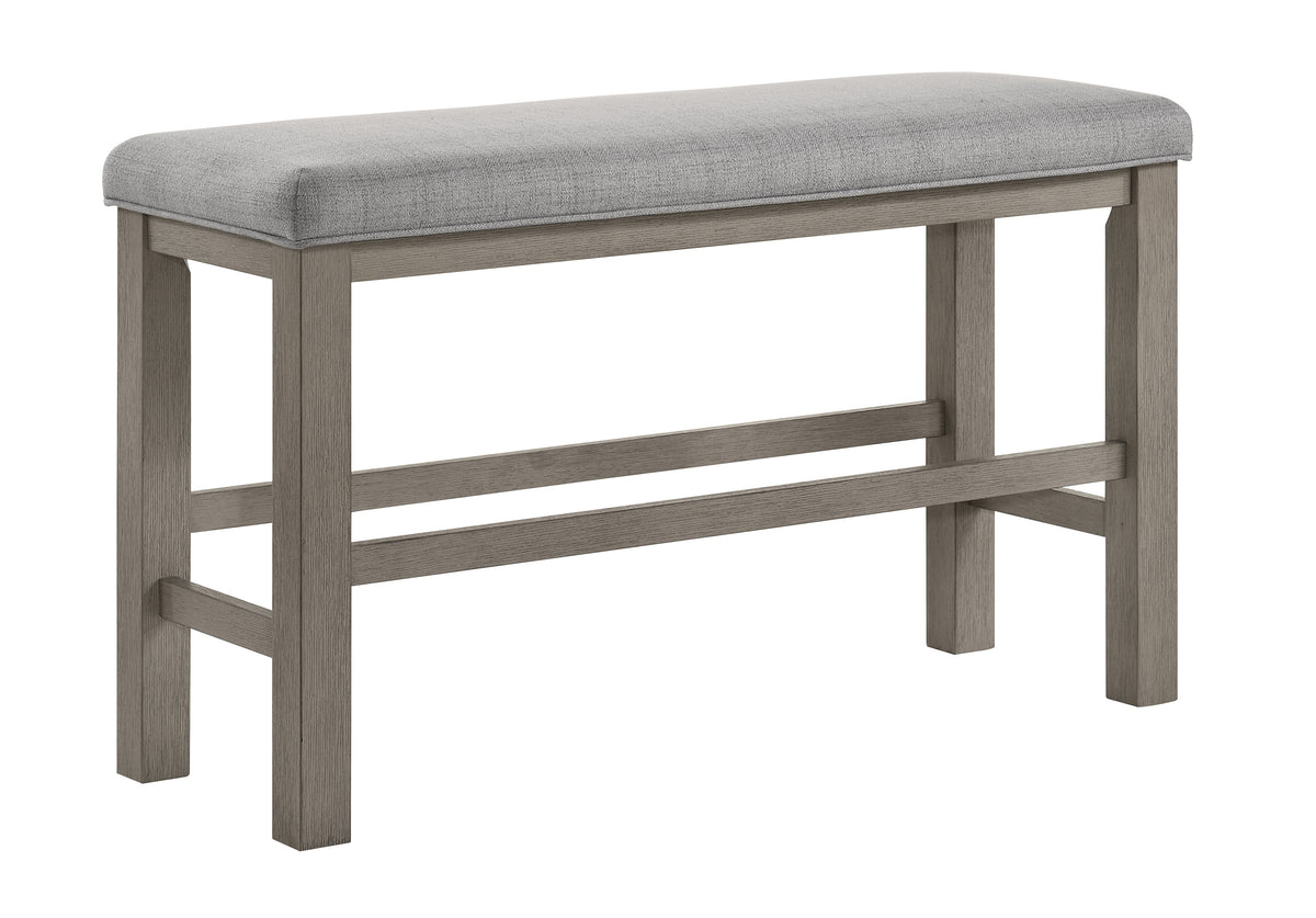 Renwick Counter Height Bench All Grey - Jack’s Furniture and More (Laredo, TX)