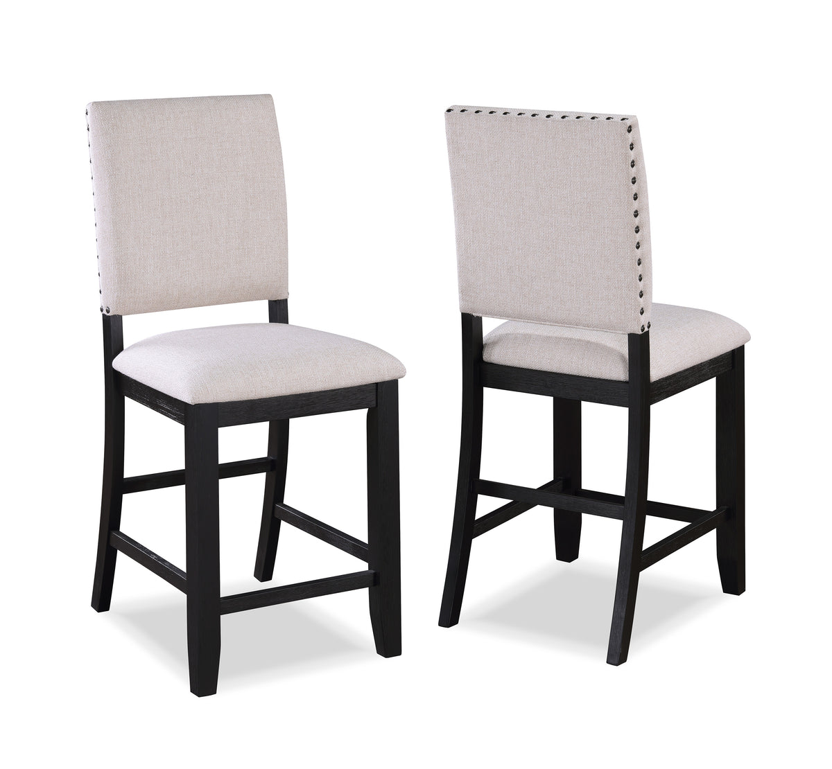 Regent Counter Height Chair Charcoal Black - Jack’s Furniture and More (Laredo, TX)