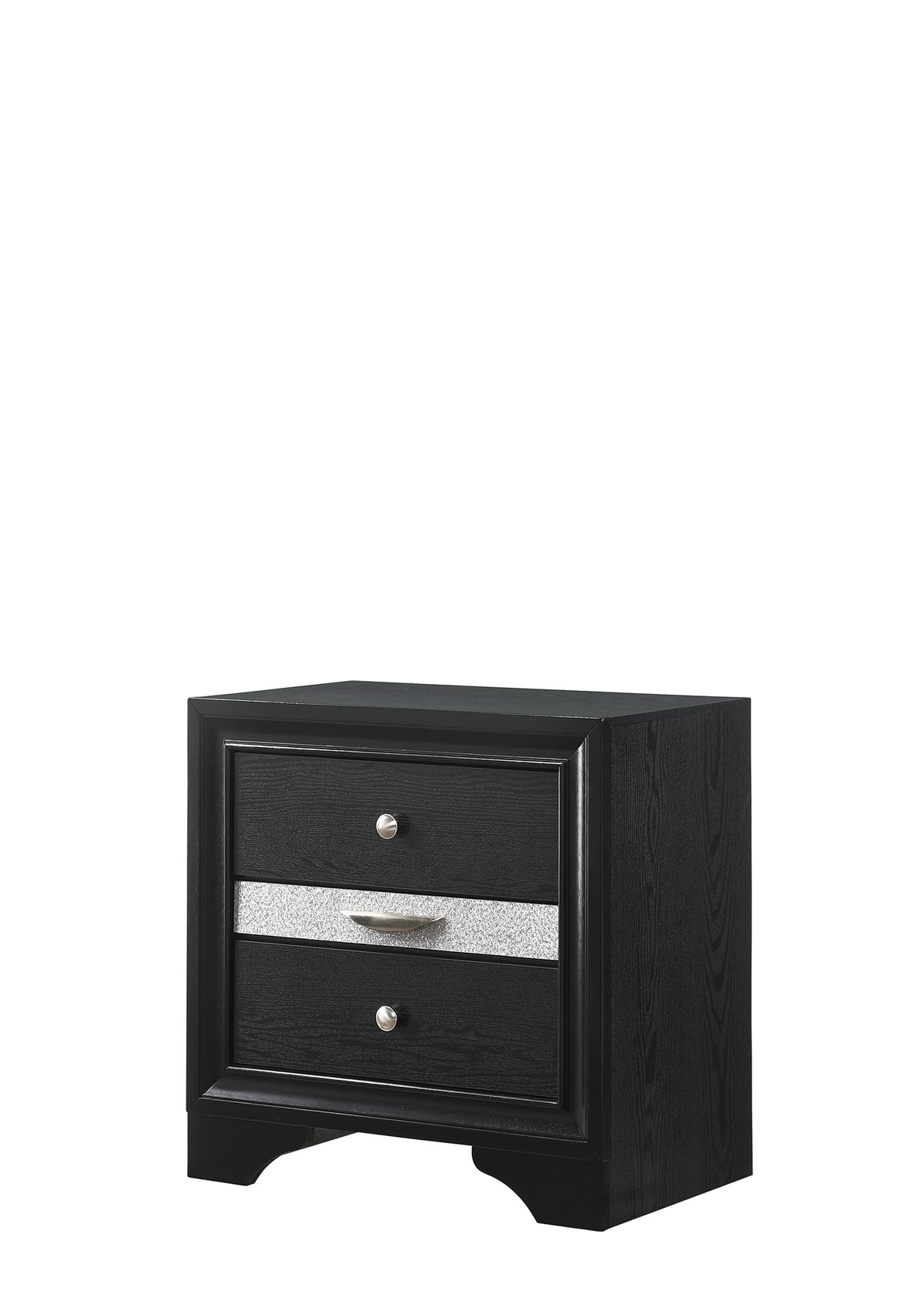 REGATA NIGHTSTAND BLACK/SILVER - Jack’s Furniture and More (Laredo, TX)