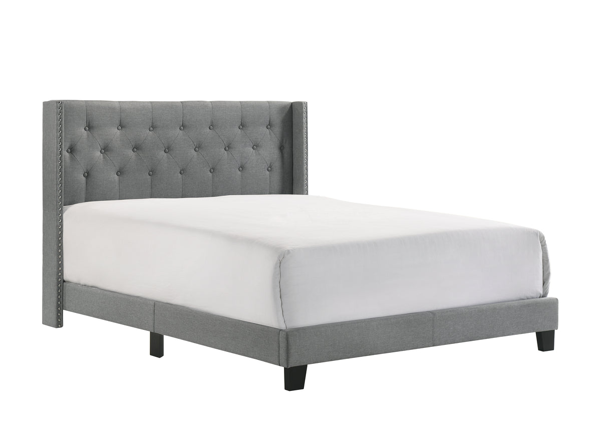 Makayla Queen Bed Grey - Jack’s Furniture and More (Laredo, TX)