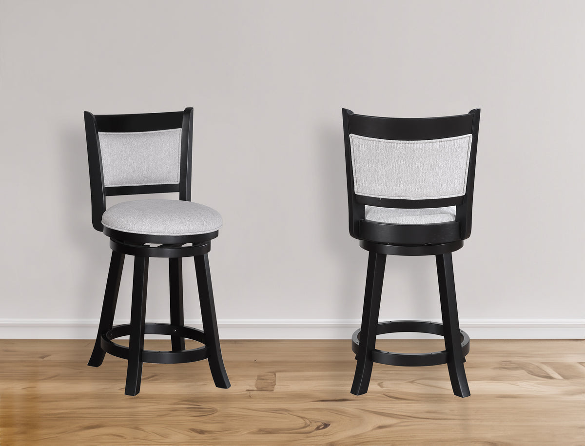 Cecil Swivel Pub Stool Dove Knockdown - Jack’s Furniture and More (Laredo, TX)