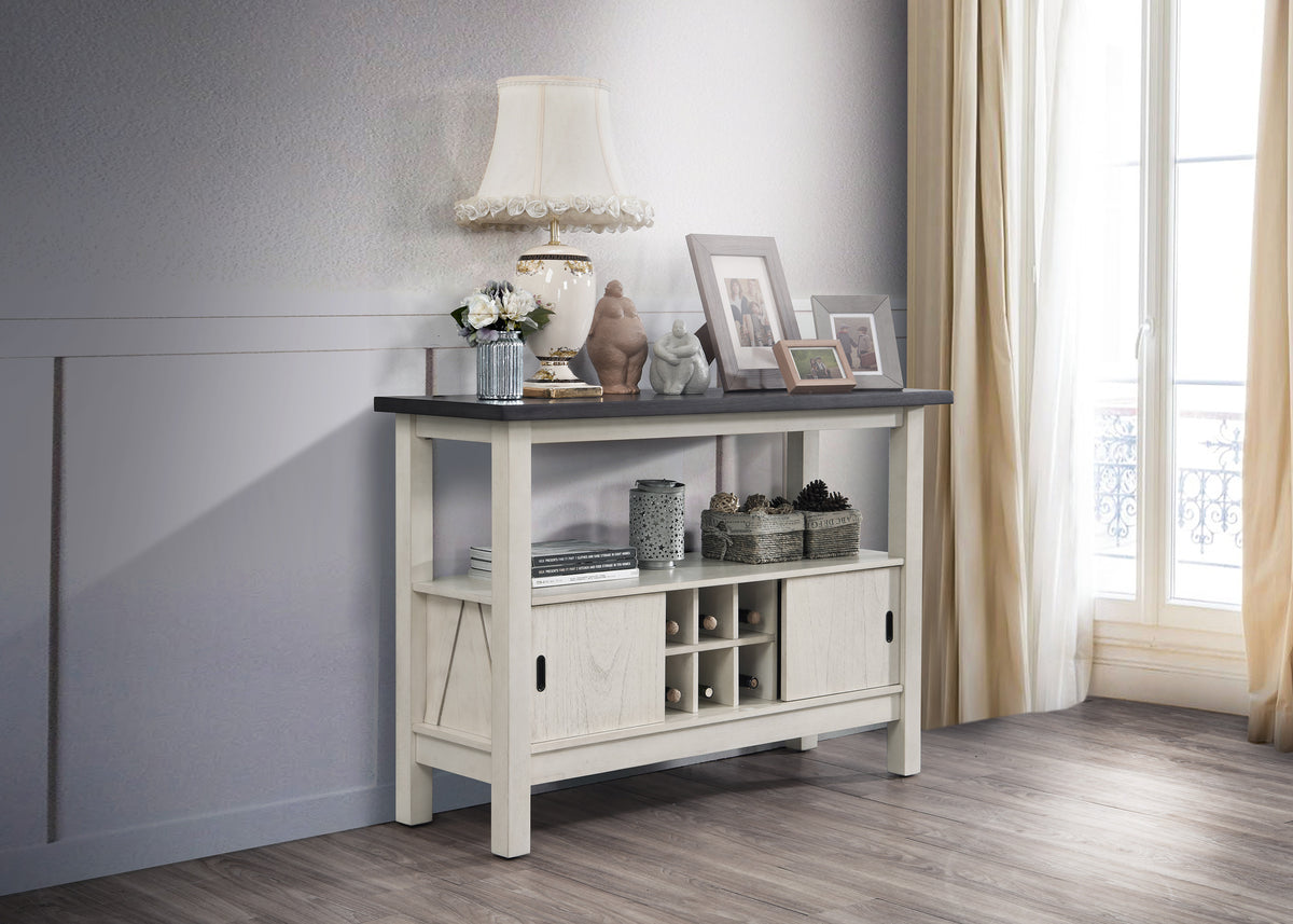 MARIBELLE SERVER CHALK WARM GREY - Jack’s Furniture and More (Laredo, TX)