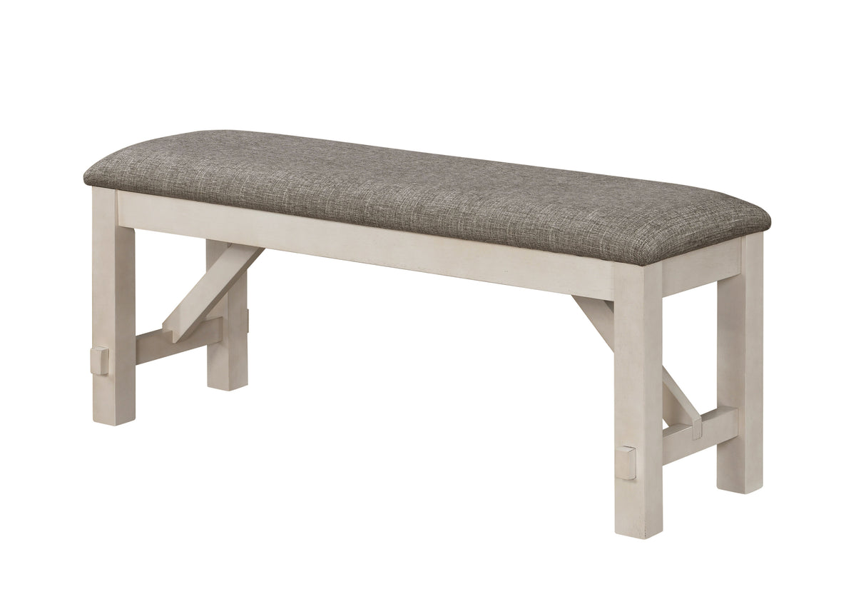 MARIBELLE BENCH CHALK WARM GREY - Jack’s Furniture and More (Laredo, TX)