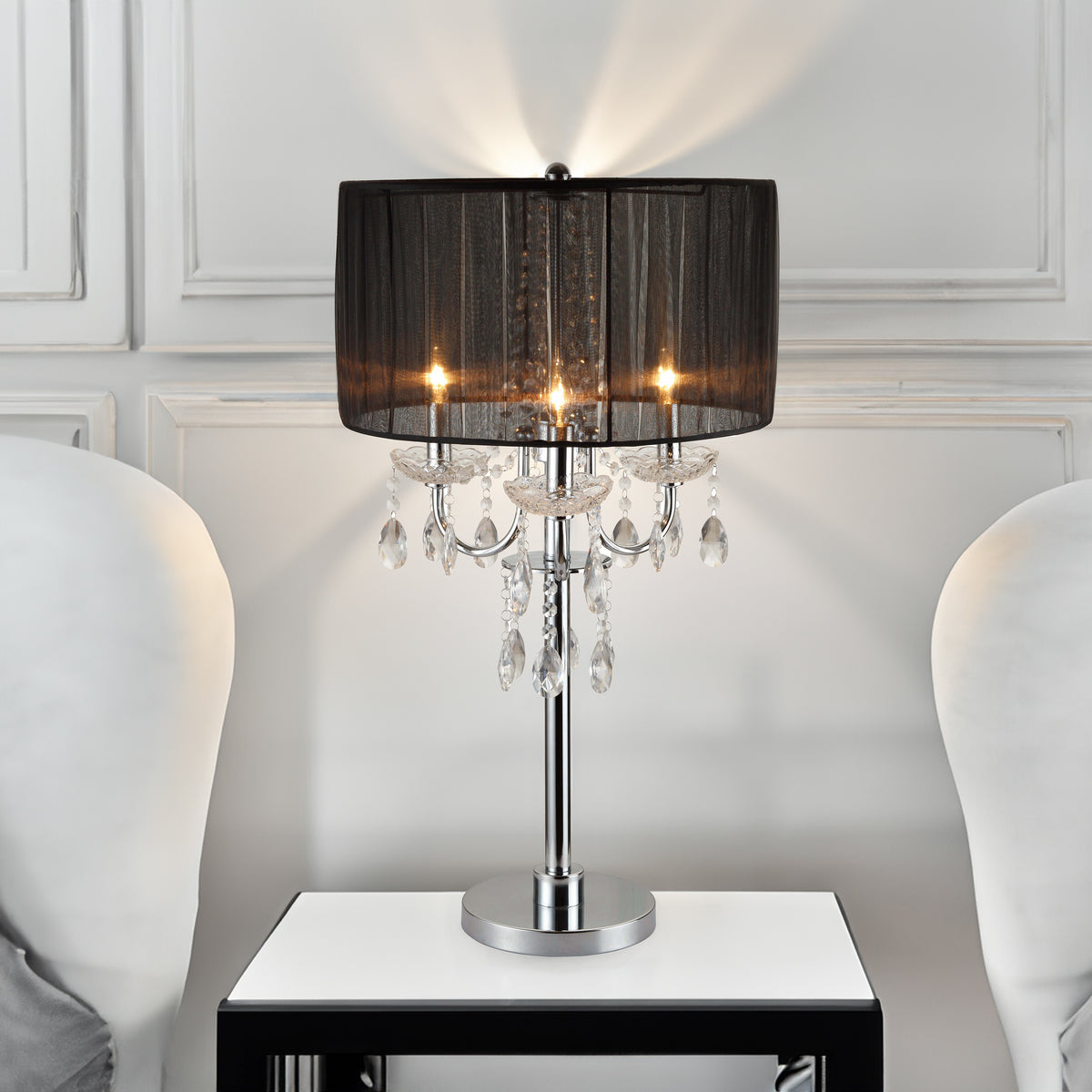CHANDELIER TABLE TOUCH LAMP 29.5 H - Jack’s Furniture and More (Laredo, TX)