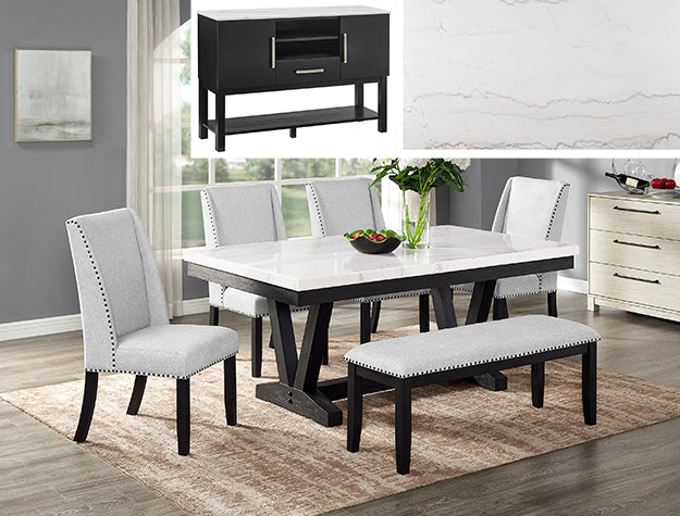 Varley Genuine Marble Dining Tbl