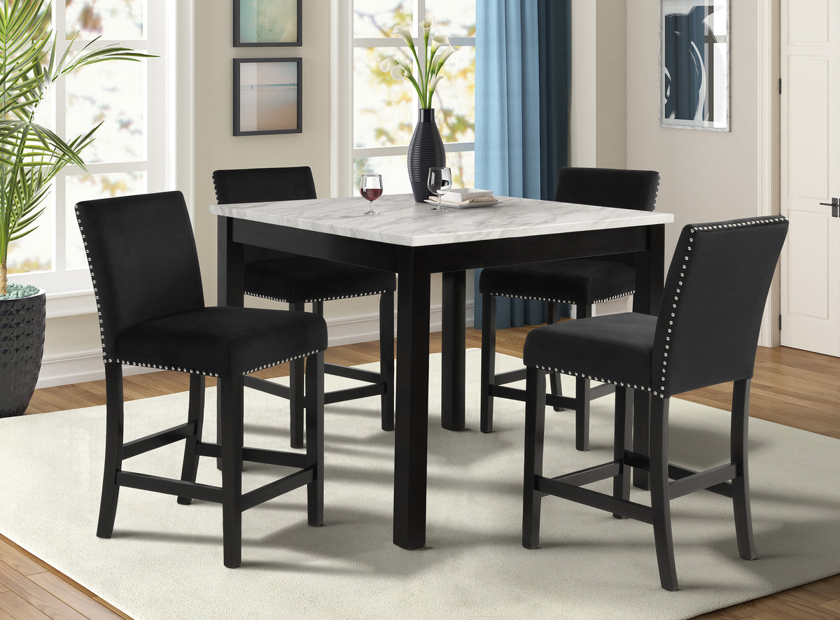 Lennon 5-Piece Counter Height Set