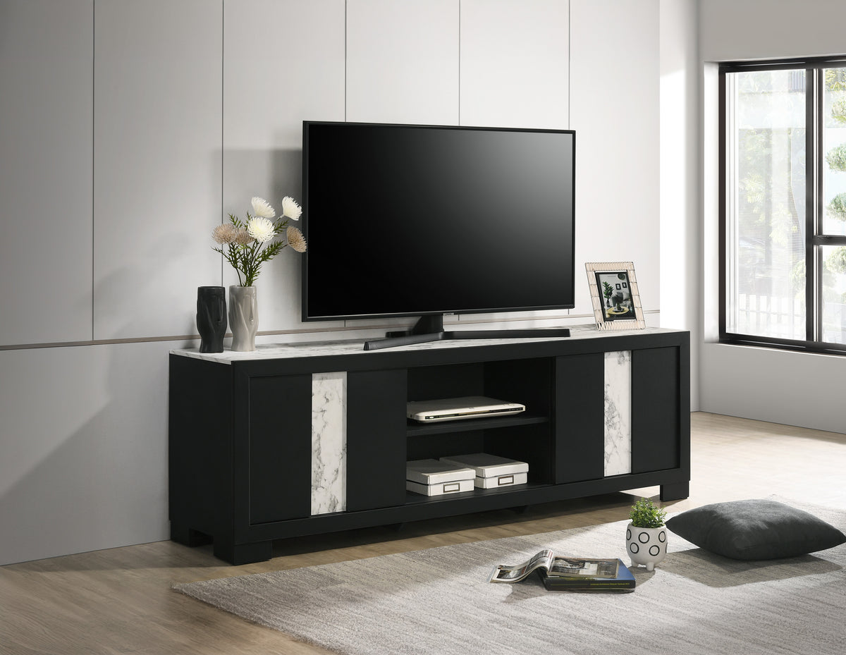 Rangley TV Stand - Black - Jack’s Furniture and More (Laredo, TX)