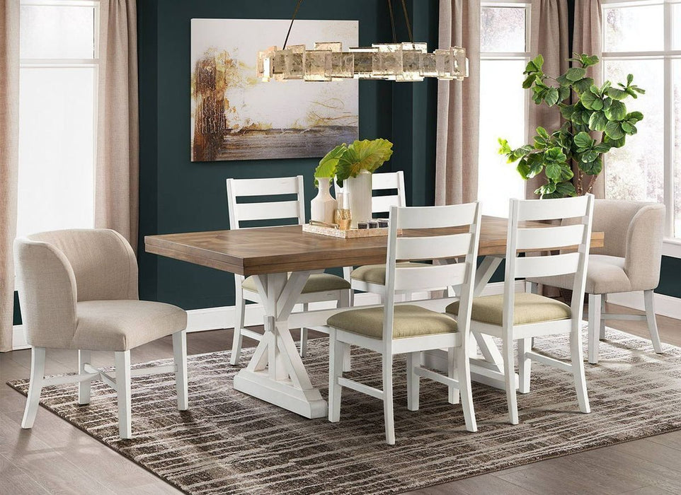 Park Creek Rectangular Dining Table in Two-Tone - Jack’s Furniture and More (Laredo, TX)