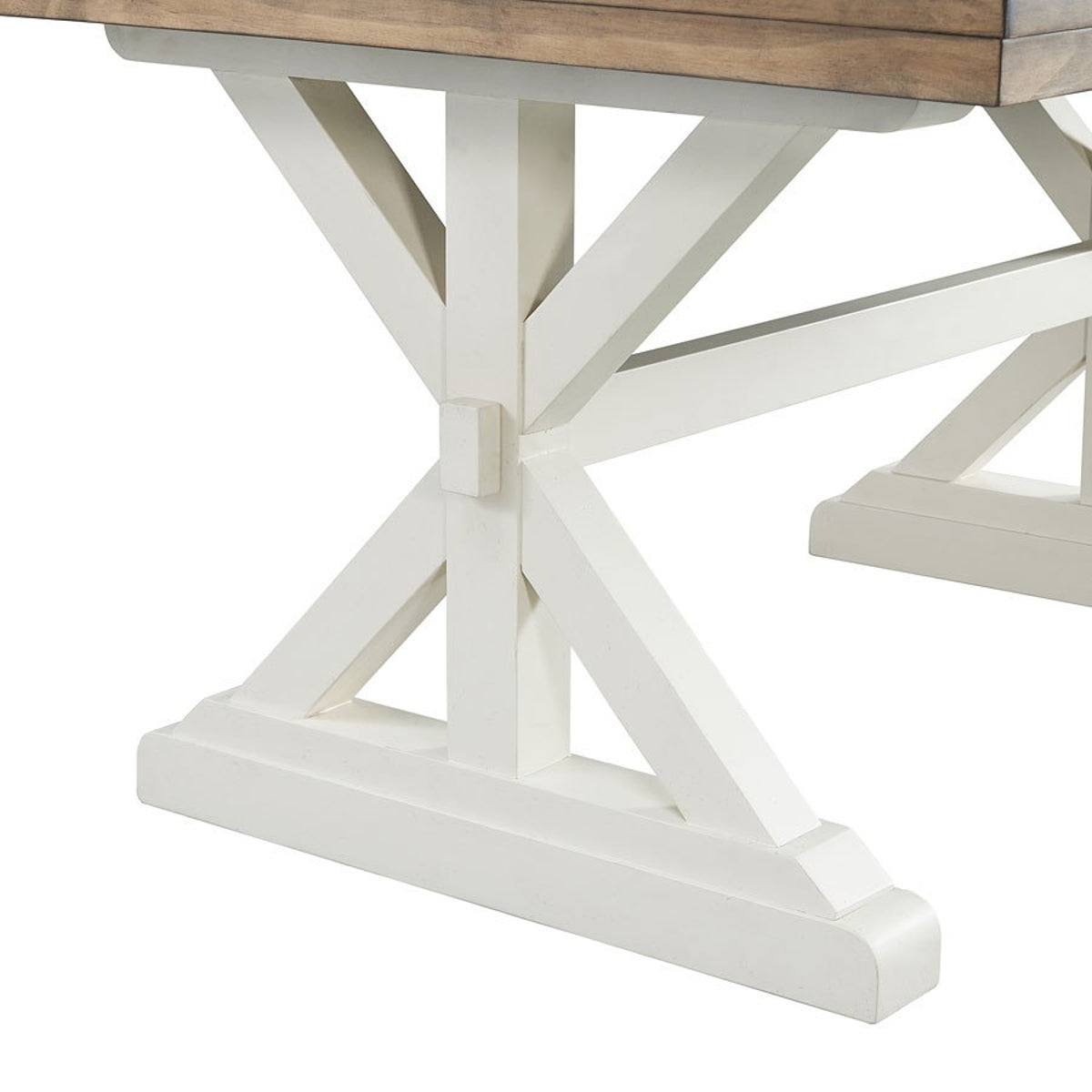 Park Creek Rectangular Dining Table in Two-Tone - Jack’s Furniture and More (Laredo, TX)
