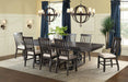Stone Dining Table in Dark Ash - Jack’s Furniture and More (Laredo, TX)