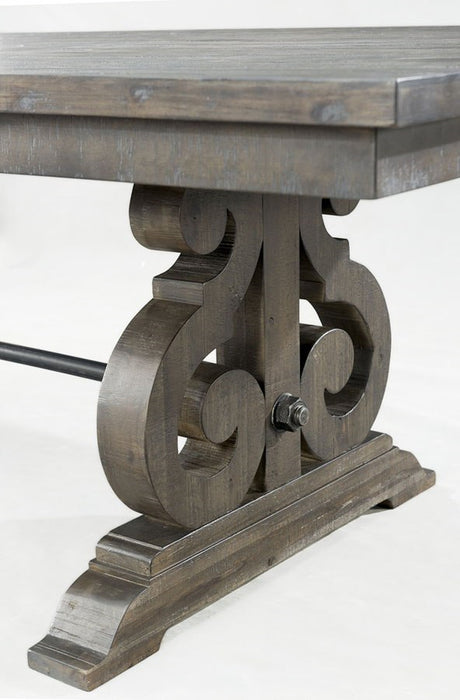 Stone Dining Table in Dark Ash - Jack’s Furniture and More (Laredo, TX)