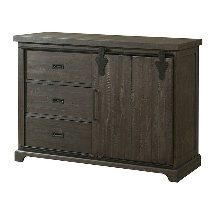 Elements International Stone Stone Server in Dark Ash image