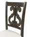 Stone Swirl Back Side Chair (Set of 2) in Cream/Dark Ash - Jack’s Furniture and More (Laredo, TX)