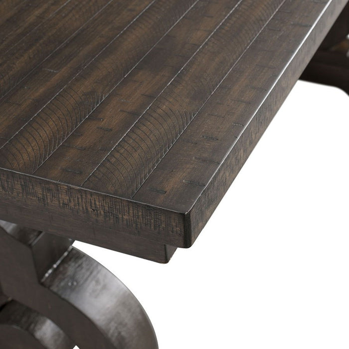 Stone Counter Height Dining Table in Dark AshC - Jack’s Furniture and More (Laredo, TX)