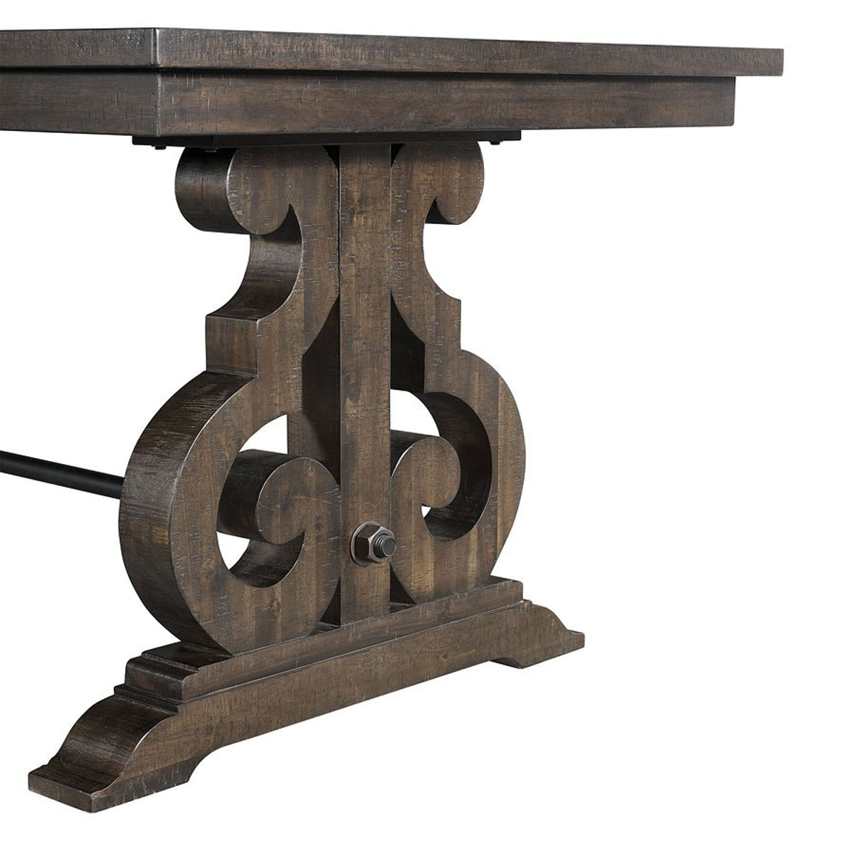 Stone Counter Height Dining Table in Dark AshC - Jack’s Furniture and More (Laredo, TX)