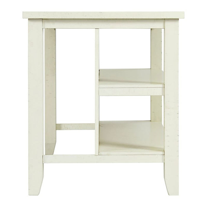 Stone Kitchen Island in White - Jack’s Furniture and More (Laredo, TX)