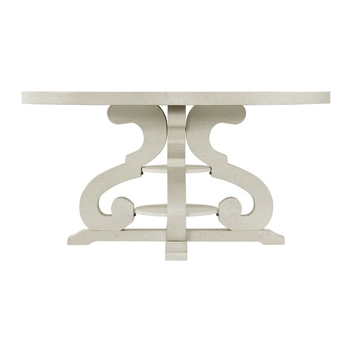 Stone Round Dining Table in White - Jack’s Furniture and More (Laredo, TX)