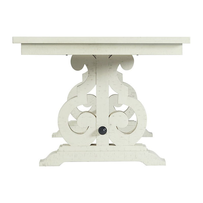 Stone Counter Height Dining Table in WhiteC - Jack’s Furniture and More (Laredo, TX)