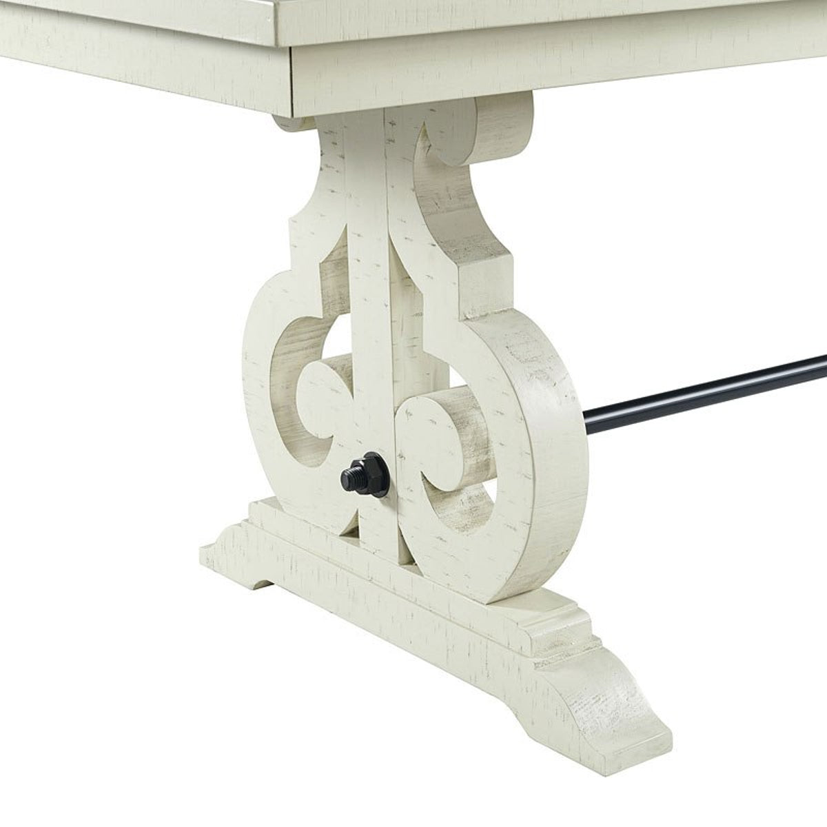 Stone Counter Height Dining Table in WhiteC - Jack’s Furniture and More (Laredo, TX)