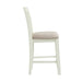 Stone Counter Height Swirl Back Side Dining Chair (Set of 2) in White - Jack’s Furniture and More (Laredo, TX)