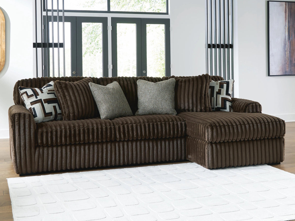 Midnight-Madness Sectional Sofa with Chaise