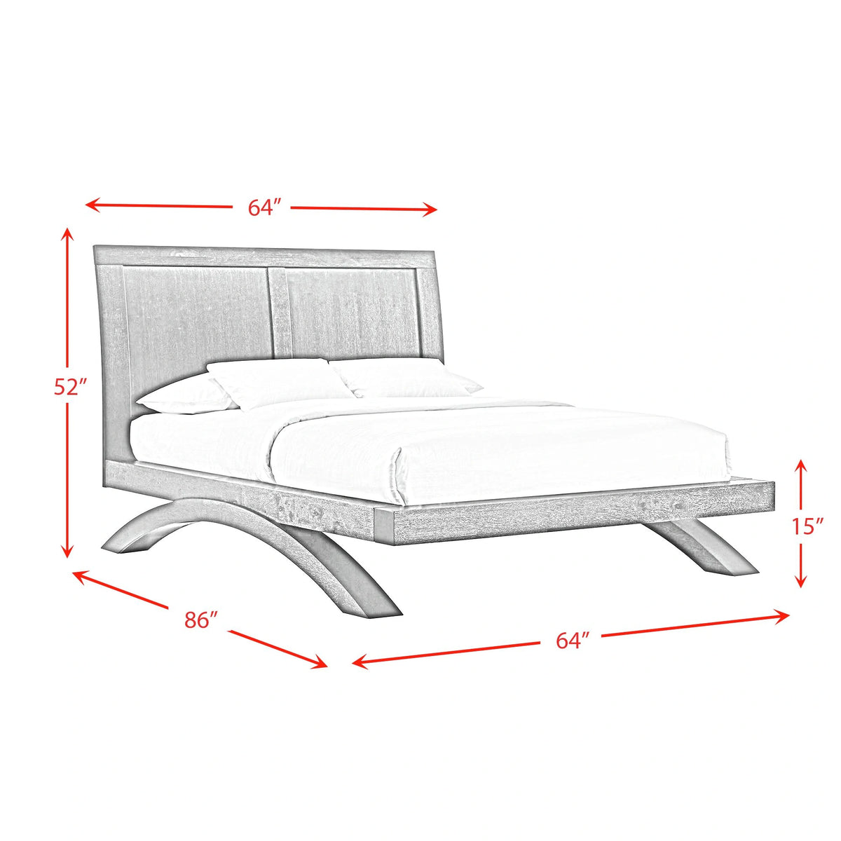 Allan Panel Bedroom Set in Black