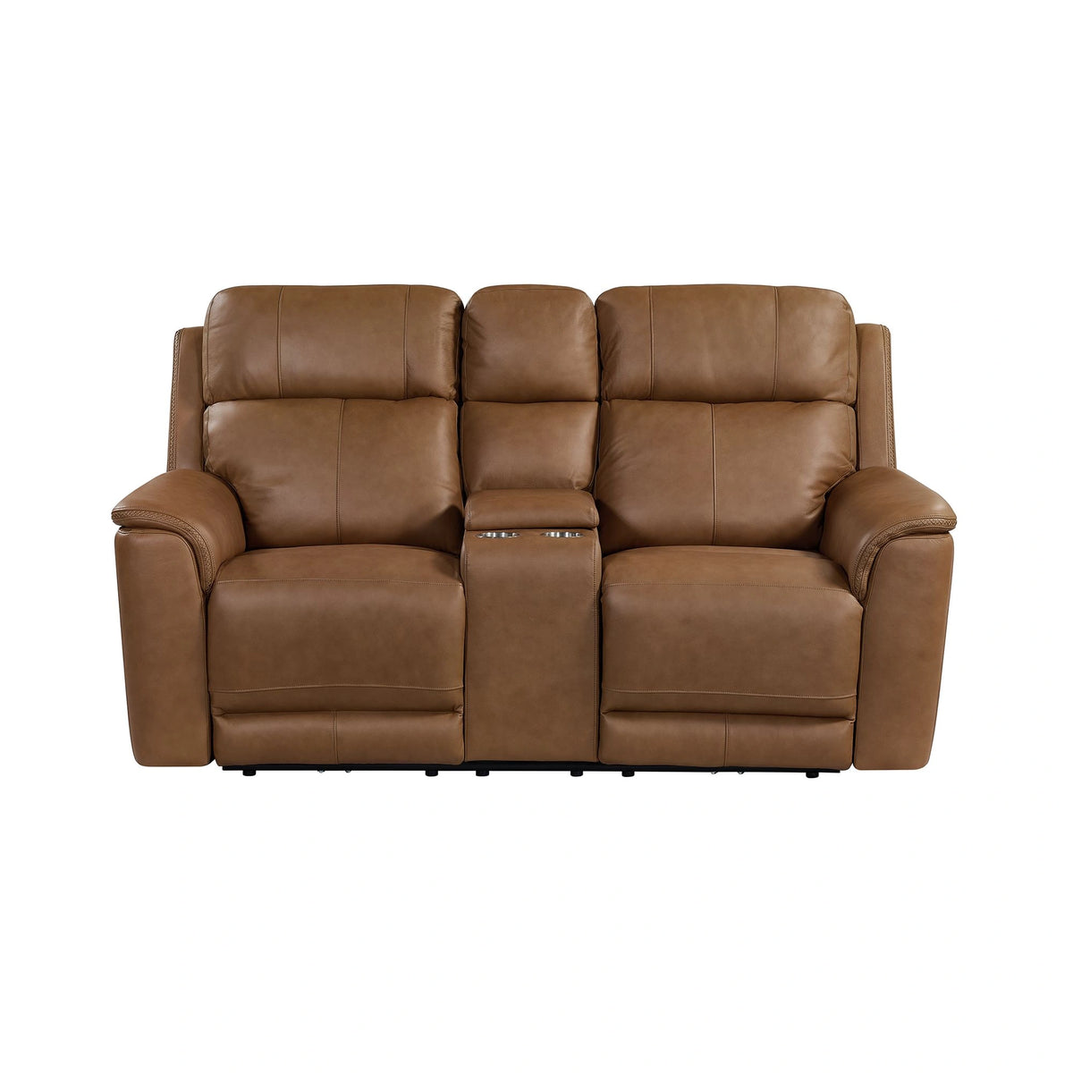 Mustang P3 Loveseat with Console in Aline