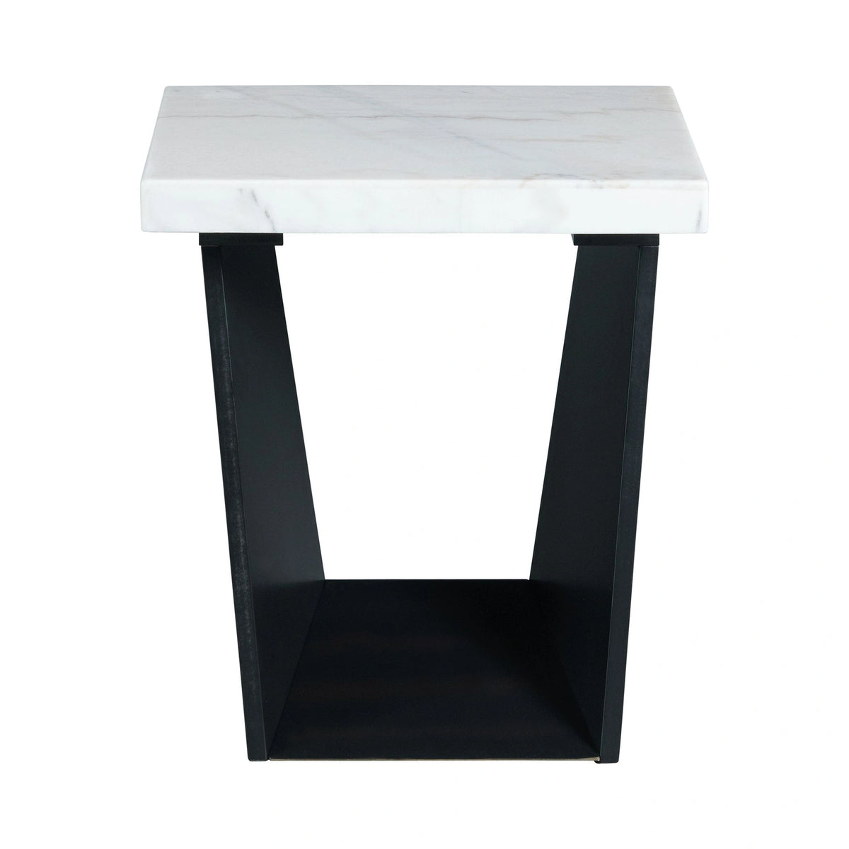 Beckley End Table Complete in Marble Top