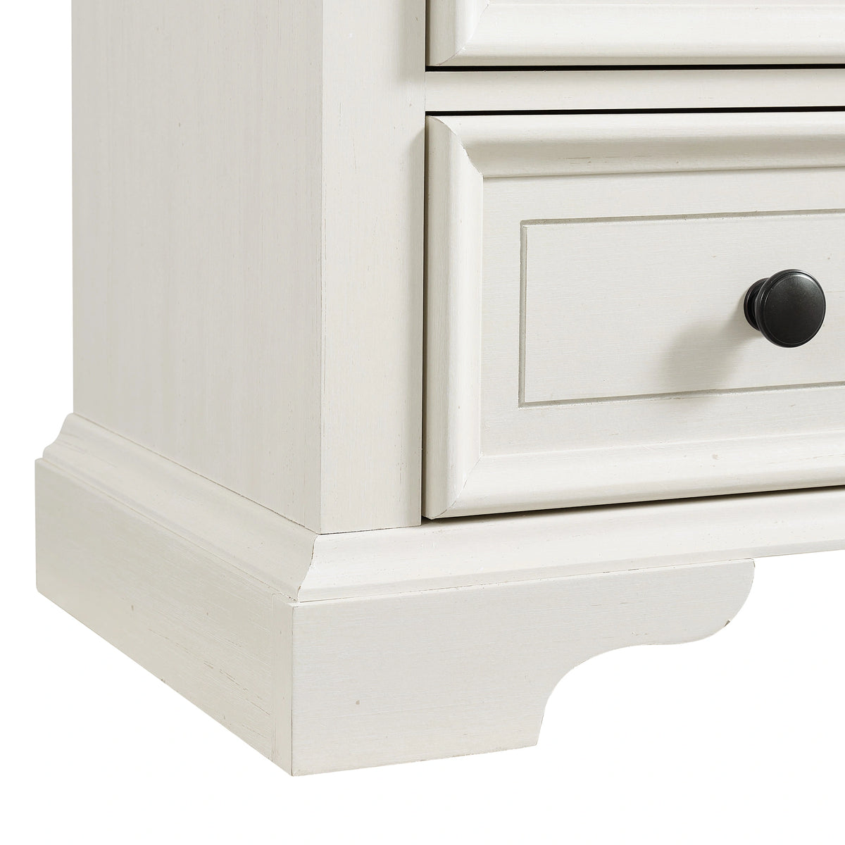 Eastwood Youth 7-Drawer Dresser in Brown and Off-White