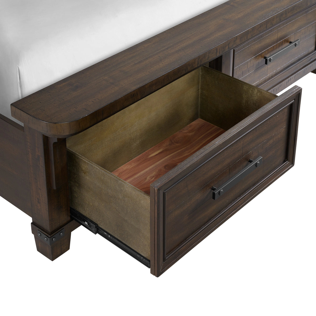 Colorado City Storage Bedroom Set in Charcoal