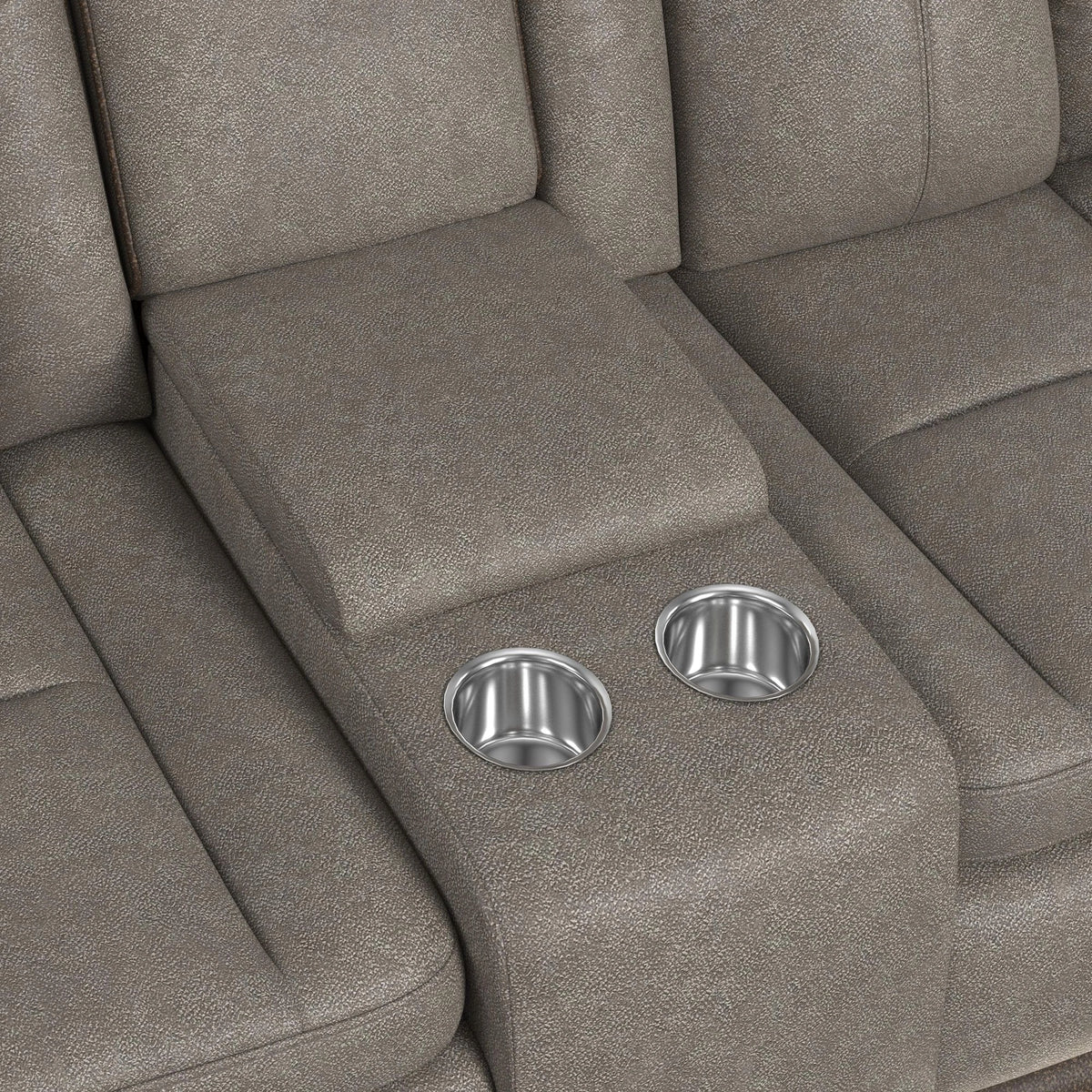 Lantana Power Motion Loveseat with Power Headrest, Led, and Console