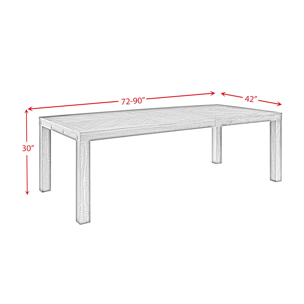 Colorado Table Charcoal
