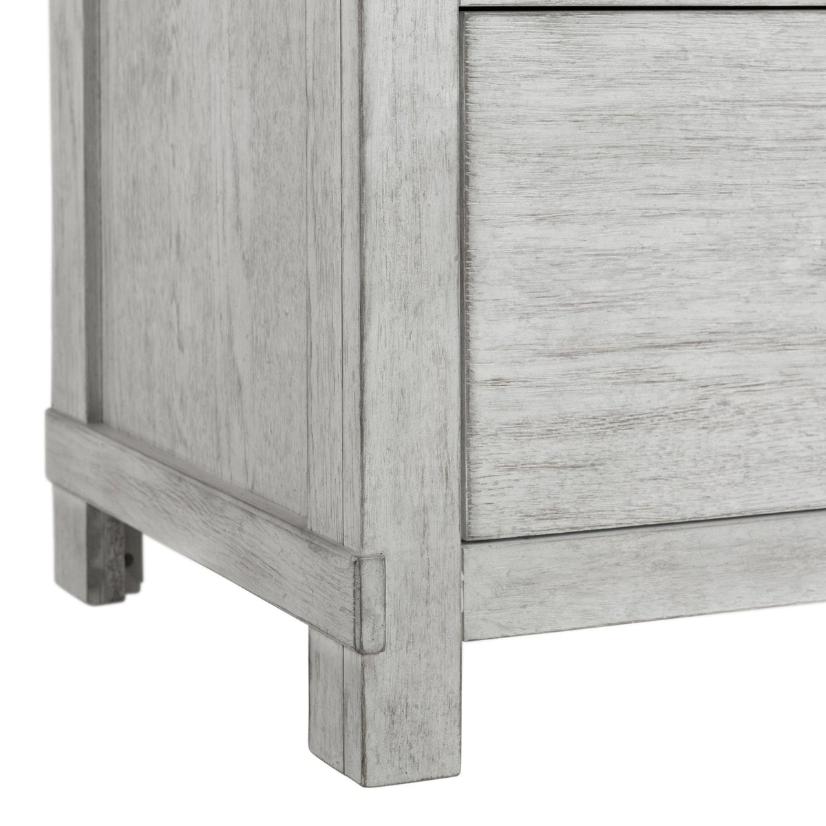 Scott Platform Storage Bedroom Set White Finish