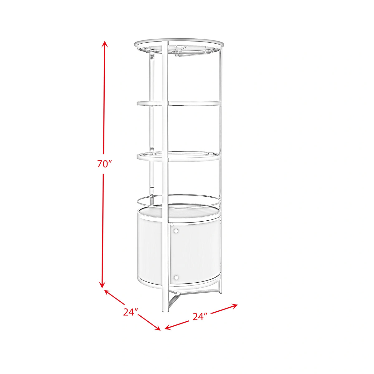 Lalia Wine Rack with LED