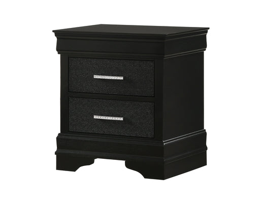 Crown Mark Amalia Nightstand in Black image