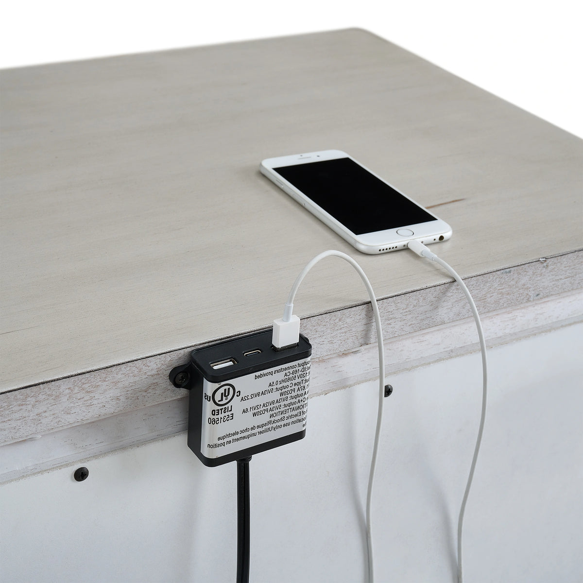 McCoy 2-Drawer Nightstand with USB