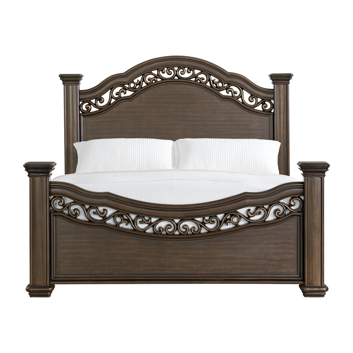 Brunswick Panel Bed in Mahogany