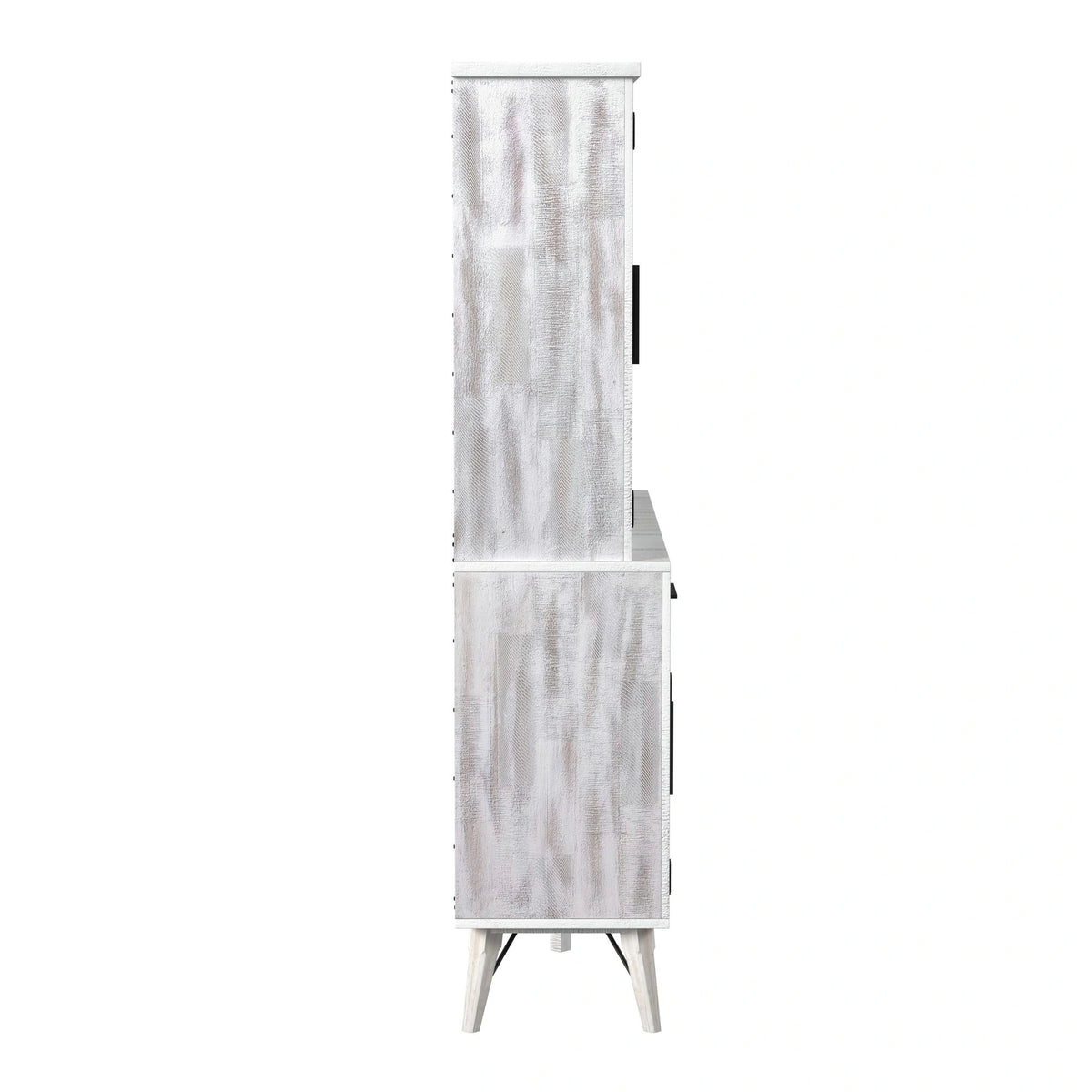 Rogen Rustic Buffet & Hutch with LED in Rustic White