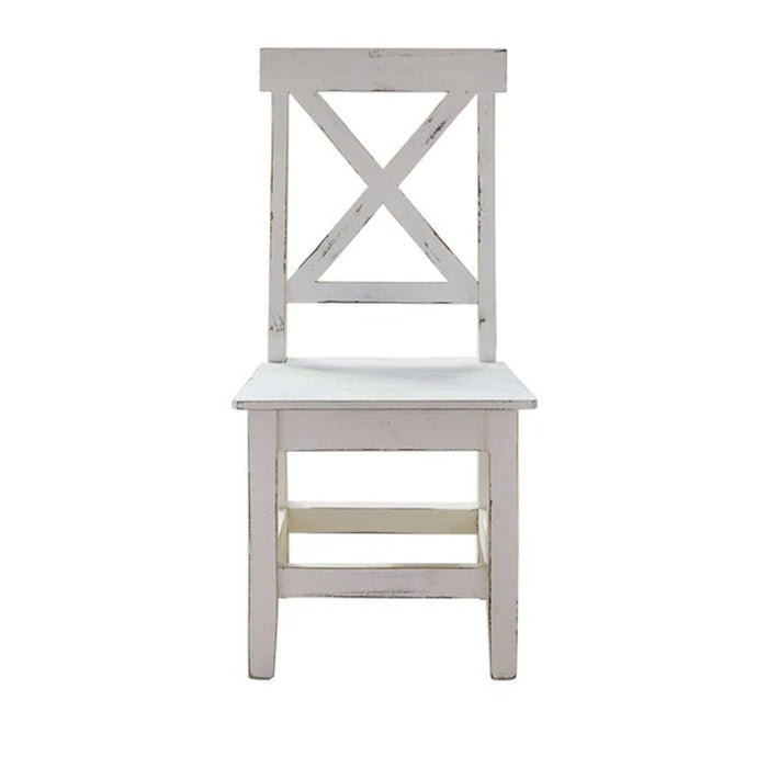 Britton Wooden Side Chair (Set of 2) in White - Jack’s Furniture and More (Laredo, TX)